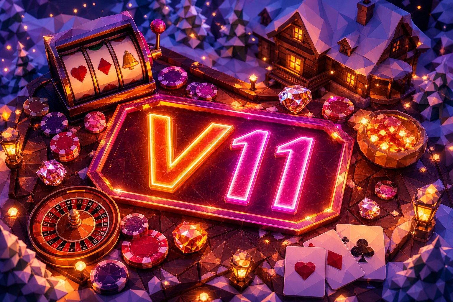 Panel hadiah absen harian dan keistimewaan level VIP V11