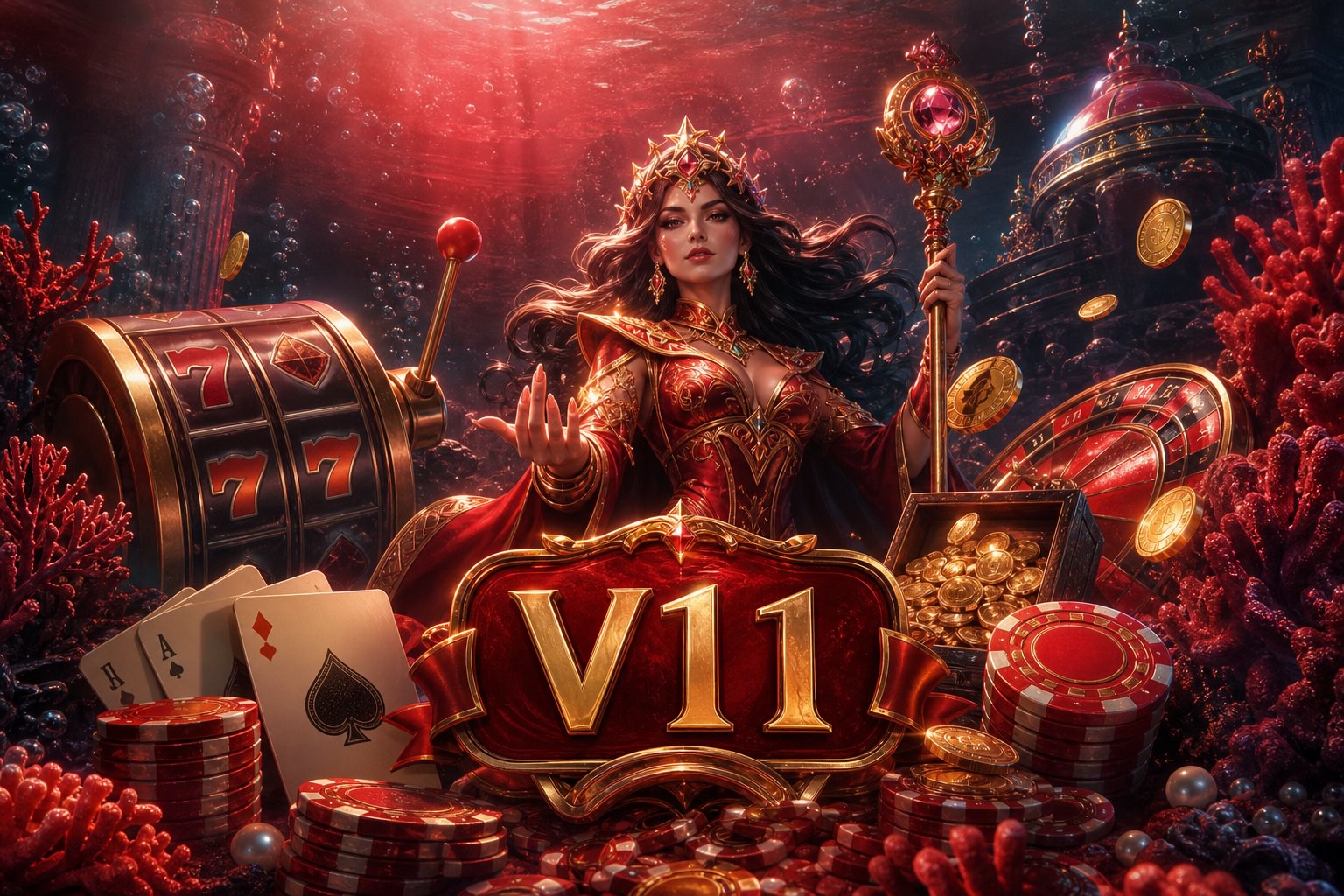 Tampilan permainan Wolf Gold di V11 dengan tema serigala dan hadiah menarik